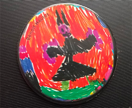 POG de Benoît qui représente une sorcière - fait à 4 ans pour un concours